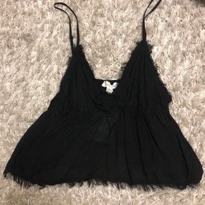 Honey Punch cute black tank